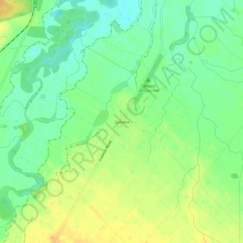 Galatea topographic map, elevation, terrain