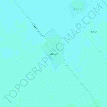 Shibek topographic map, elevation, terrain