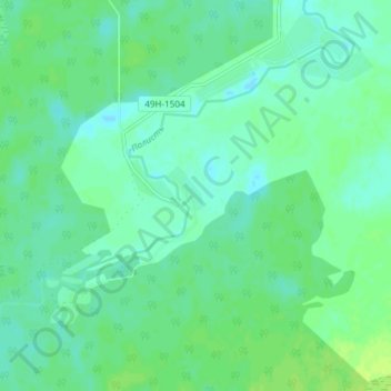 Кстечки topographic map, elevation, terrain