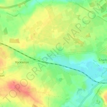 Nox topographic map, elevation, terrain