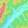Vega de Salas topographic map, elevation, terrain