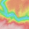 Rapide du Grand Gour topographic map, elevation, terrain