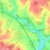 Watton-at-Stone topographic map, elevation, terrain
