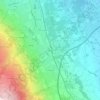 Chevrier topographic map, elevation, terrain