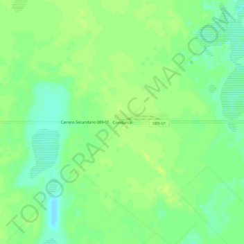 Condarco topographic map, elevation, terrain