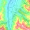 Ciano d'Enza topographic map, elevation, terrain