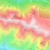 Monte Musi Cima Ovest topographic map, elevation, terrain