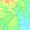 Cafe topographic map, elevation, terrain