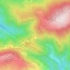 Collada de Toses topographic map, elevation, terrain