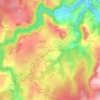 Le Montaurier topographic map, elevation, terrain