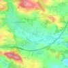 Simling topographic map, elevation, terrain