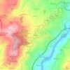 Outeiro topographic map, elevation, terrain
