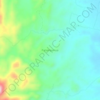 Patampanua topographic map, elevation, terrain