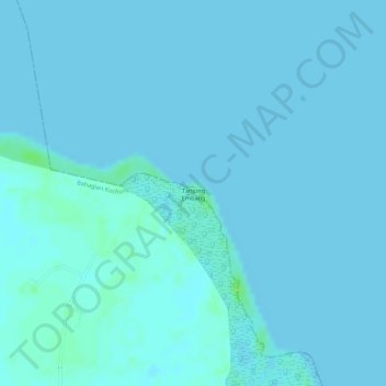 Tanjung Embang topographic map, elevation, terrain