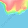 Southwest Cape topographic map, elevation, terrain