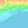 Costacabana topographic map, elevation, terrain