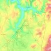 Montelavar topographic map, elevation, terrain