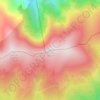 Zalama topographic map, elevation, terrain