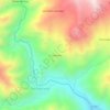 Los Gentiles topographic map, elevation, terrain