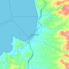 Machalilla topographic map, elevation, terrain