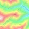 Pucara topographic map, elevation, terrain