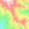 Potrero La Loma topographic map, elevation, terrain