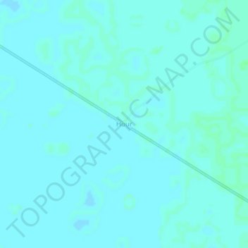 Hour topographic map, elevation, terrain