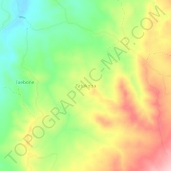 Fatukopa topographic map, elevation, terrain