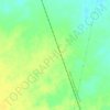 Mammoth topographic map, elevation, terrain
