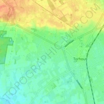 Don Bosco topographic map, elevation, terrain
