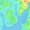 Kergal topographic map, elevation, terrain