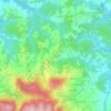 Calghera topographic map, elevation, terrain