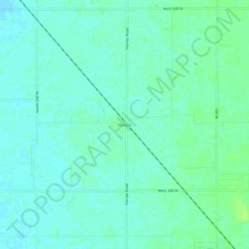 Florida topographic map, elevation, terrain