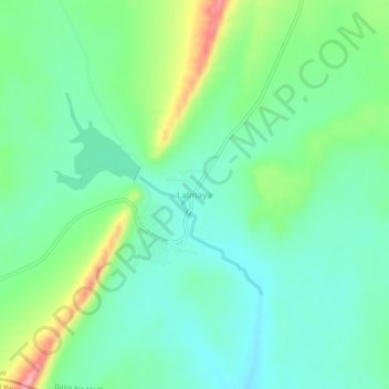 Lalmaya topographic map, elevation, terrain
