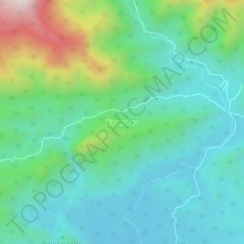 Kaseralau topographic map, elevation, terrain