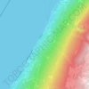 Campo topographic map, elevation, terrain