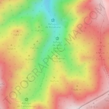 Cueva Viniegra 6 topographic map, elevation, terrain