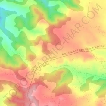 Parada de Bellot topographic map, elevation, terrain