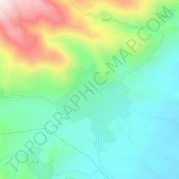 Nabha topographic map, elevation, terrain