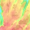 Stelling Minnis topographic map, elevation, terrain