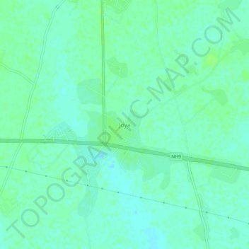 Joya topographic map, elevation, terrain