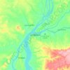 Stung Treng topographic map, elevation, terrain