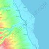 Aloran topographic map, elevation, terrain