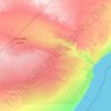 Nugaal topographic map, elevation, terrain