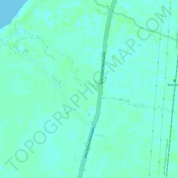 Segeri topographic map, elevation, terrain