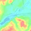 Big Prairie topographic map, elevation, terrain