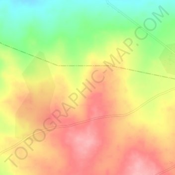 Ede topographic map, elevation, terrain