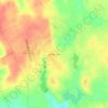 Hilltop Lakes topographic map, elevation, terrain