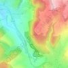 Kanstein topographic map, elevation, terrain