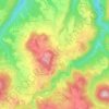 Gorse topographic map, elevation, terrain